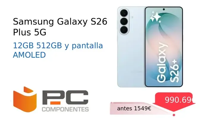 Samsung Galaxy S26 Plus 5G con IA para Fotos