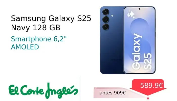 Samsung Galaxy S25 Navy 128 GB con Snapdragon 8 Elite