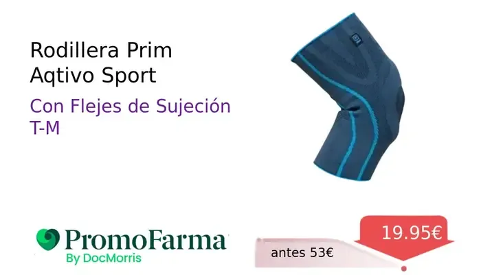 Rodillera Prim Aqtivo Sport con Flejes de Sujeción