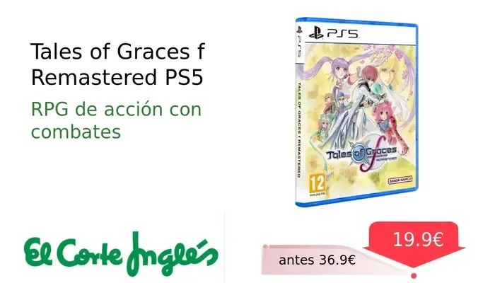 Tales of Graces f Remastered PS5