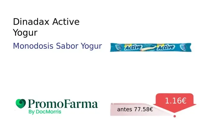 Dinadax Active Yogur - Suplemento Sabor Yogur en Monodosis