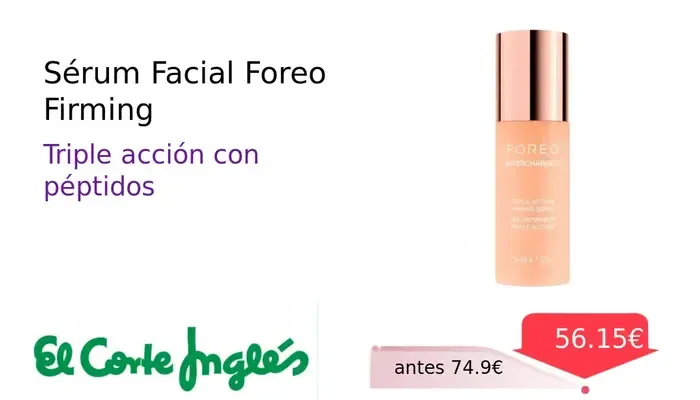 Sérum Facial Foreo Firming con 90% Ingredientes Naturales