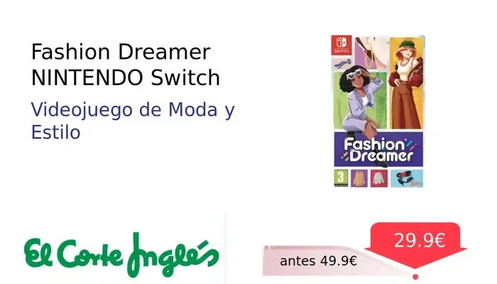 Fashion Dreamer para Nintendo Switch: Crea Looks y Haz Crecer tu Marca