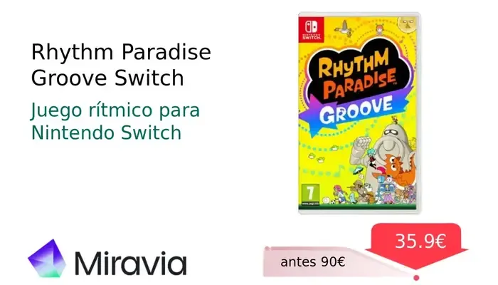 Rhythm Paradise Groove para Nintendo Switch