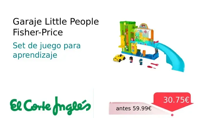 Garaje Infantil Little People de Fisher-Price