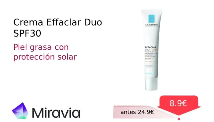 Crema Effaclar Duo SPF30 Desobstruyente y Correctora