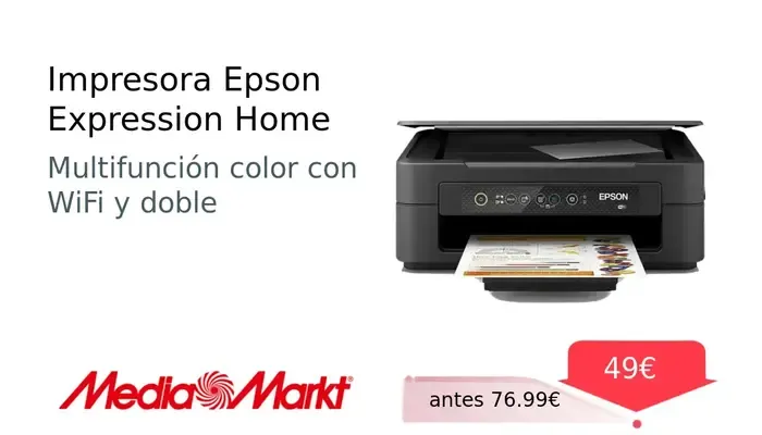 Impresora Multifunción Epson Expression Home de Inyección de Tinta
