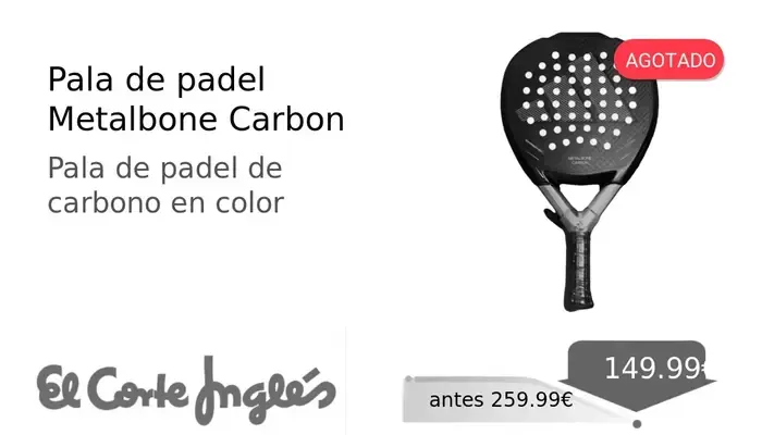 Pala de pƔdel Adidas Metalbone Carbon