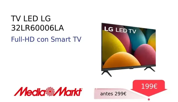 TV LED LG 32 Pulgadas Modelo 32LR60006LA