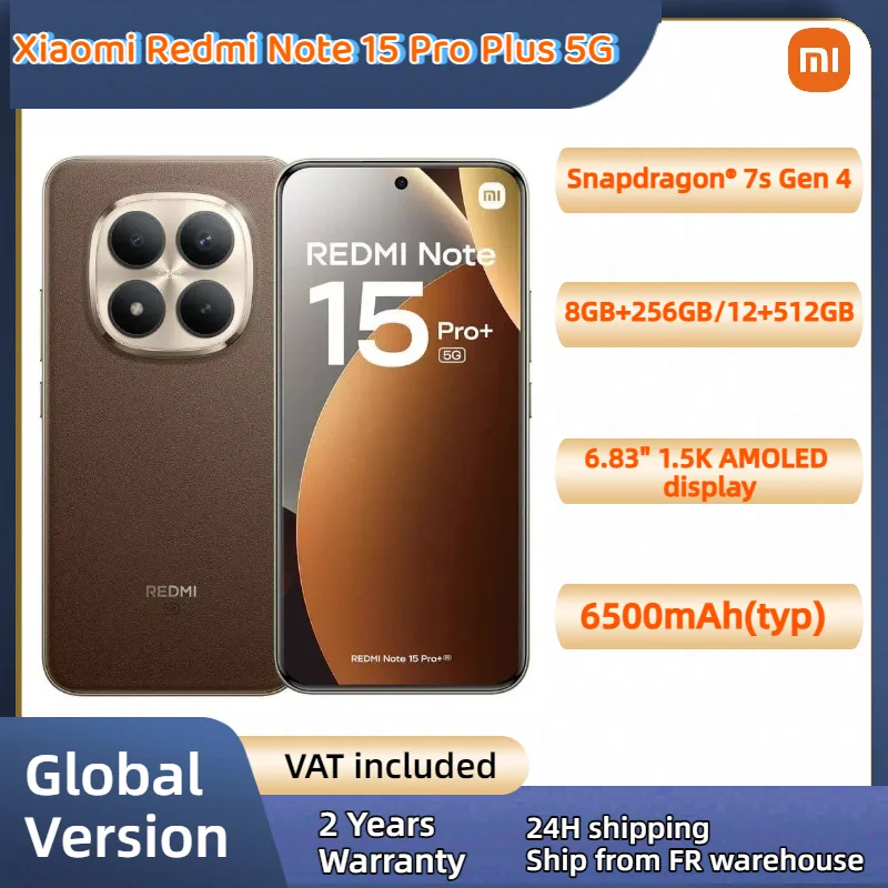 Redmi Note 15 Pro Plus 8GB/256GB: Potencia y Pantalla AMOLED 1.5K a 120Hz