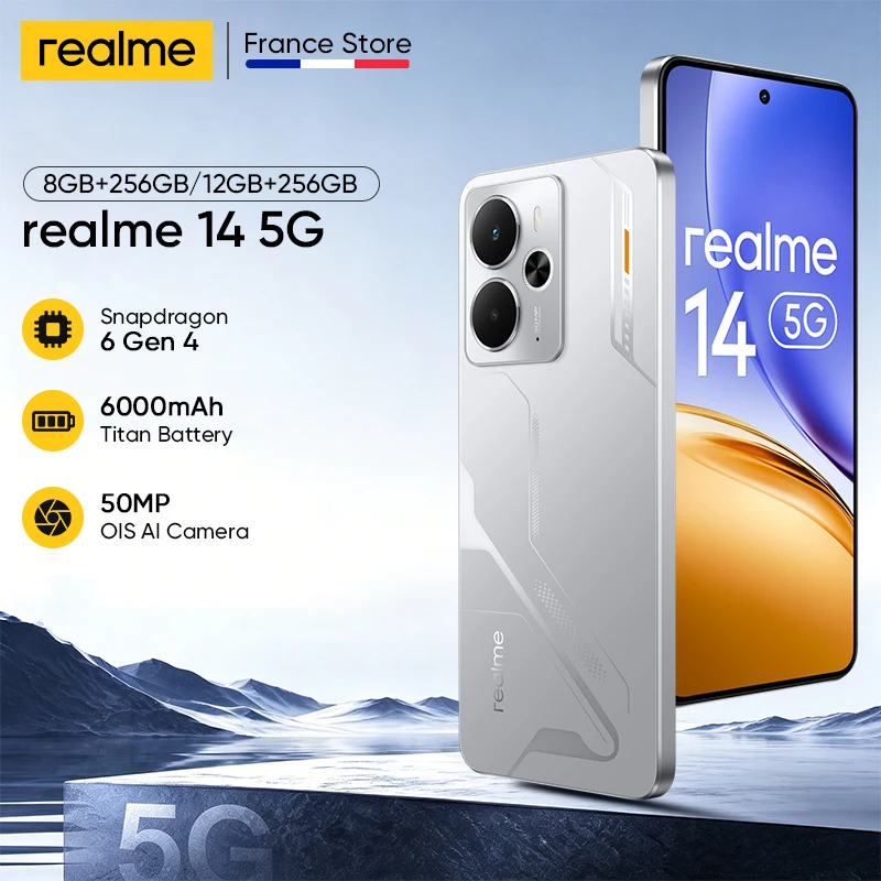 Realme 14 5G 8GB/256GB Smartphone con Envío Rápido desde España