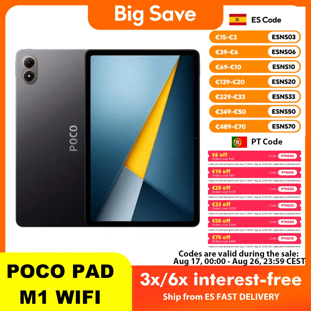 POCO PAD M1: Tablet Potente con Pantalla 12.2" y Gran Batería