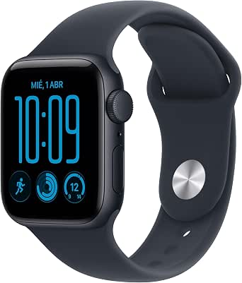 Apple Watch SE 3 GPS 40mm Medianoche con Correa Deportiva Azul Marino