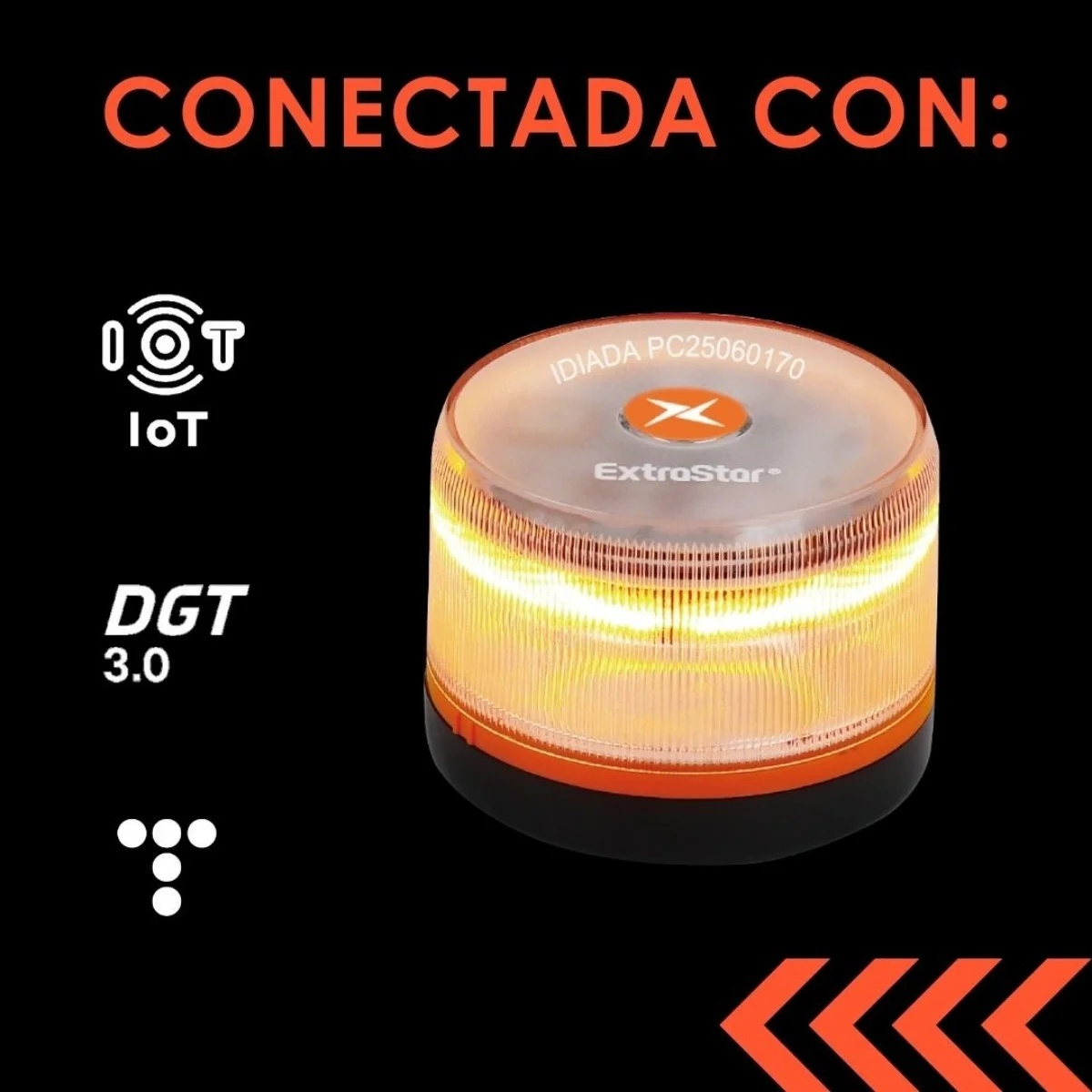 Baliza de Emergencia V16 Homologada DGT con Geolocalizador y SIM (Datos Pagados hasta 2038)