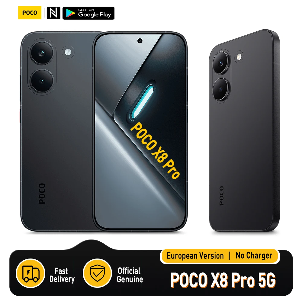 POCO X8 Pro 5G (256GB/512GB) - Smartphone Potente con Pantalla AMOLED 120Hz y Batería de Larga Duración