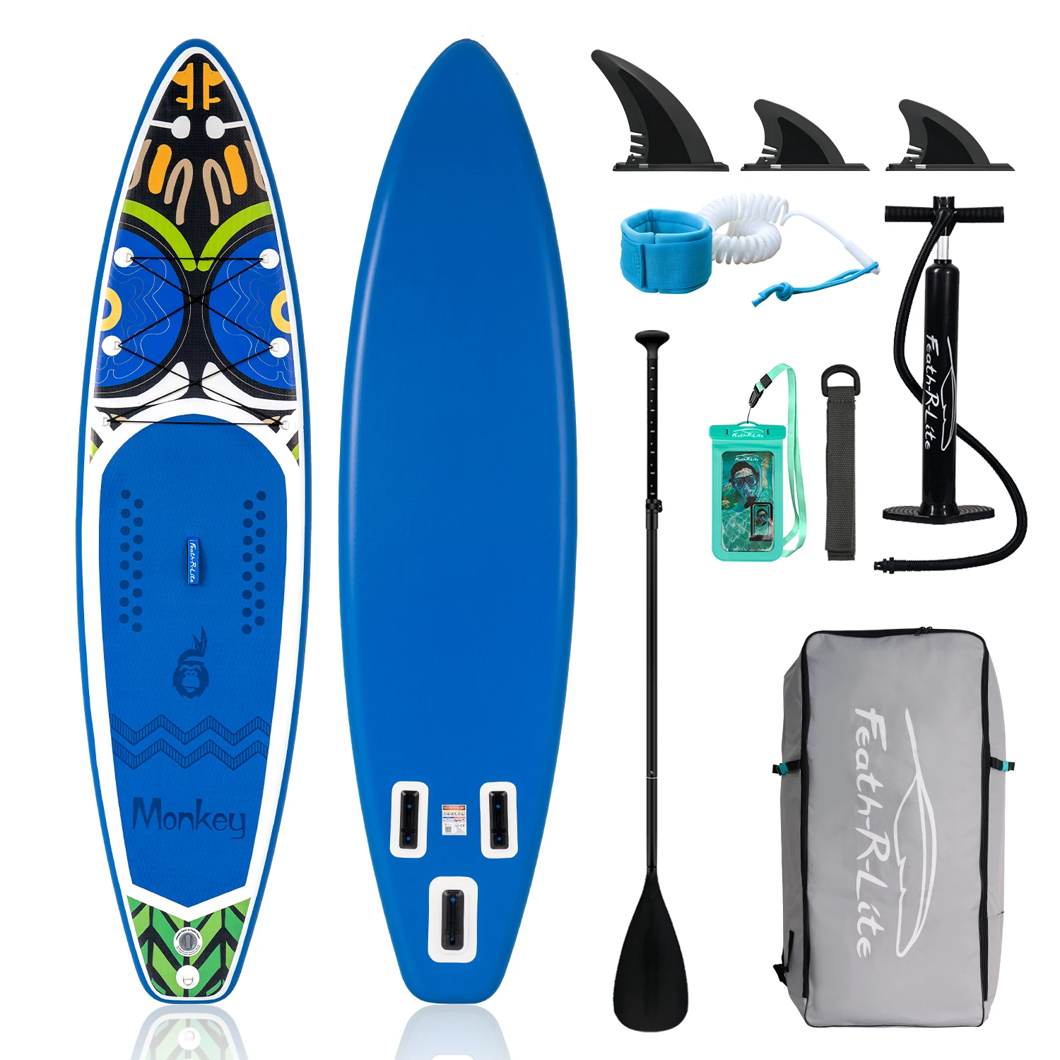 Tabla de Paddle Surf Inflable Funwater con Accesorios para Deportes Acuáticos