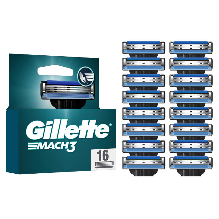 Pack 16 Recambios Gillette Mach3 para Hombre
