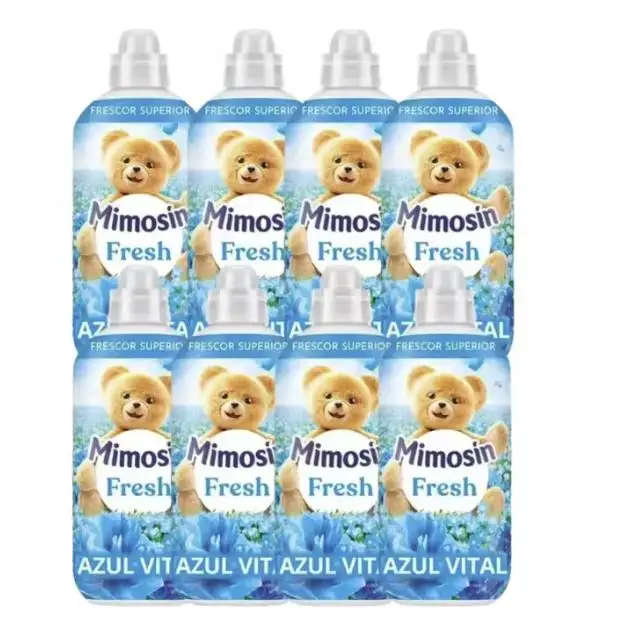 Pack 8x Mimosín Suavizante Concentrado Azul Vital Fresh (56 dosis/botella)