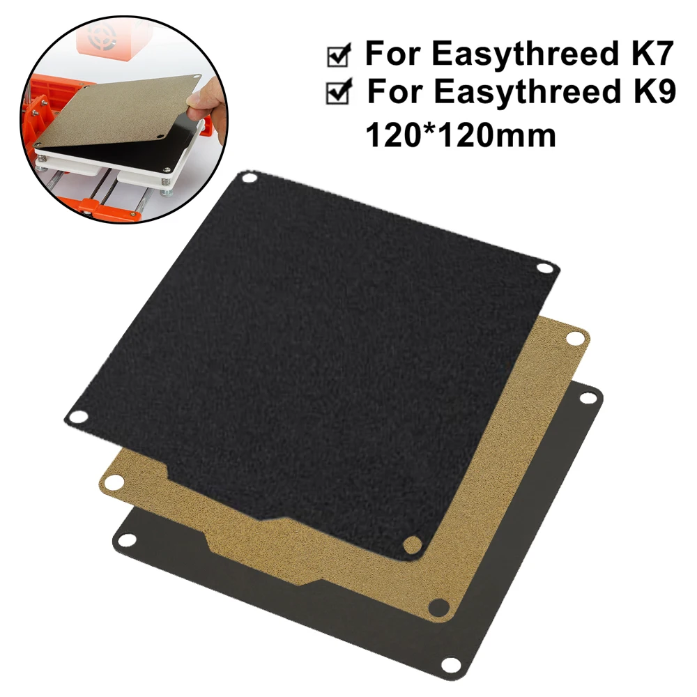 Placa de Impresión 3D Magnética PEI Doble Cara 120x120mm