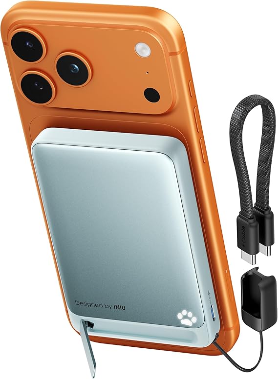 INIU SnapGo P71 Power Bank MagSafe Qi2 15W 10000mAh