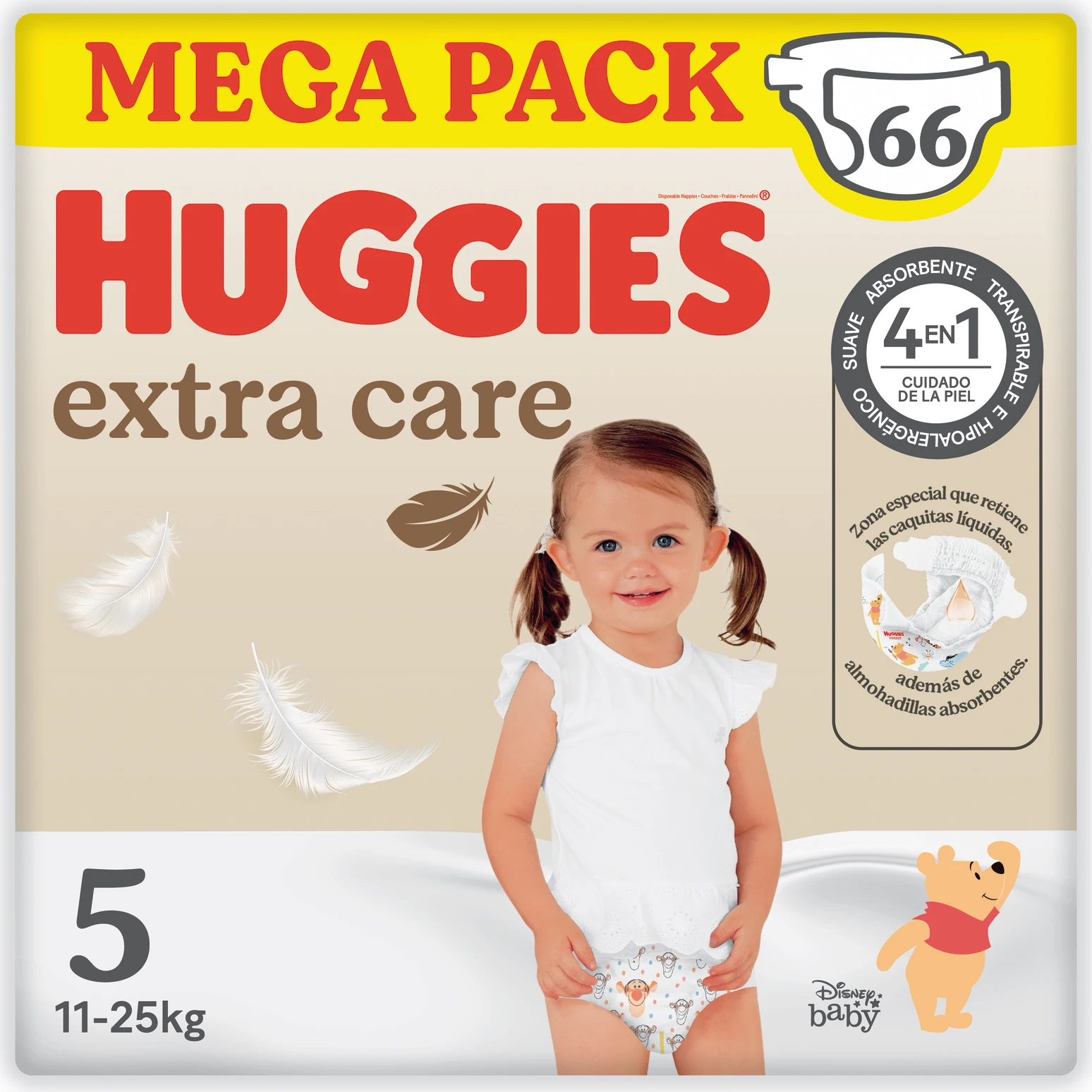 Huggies Extra Care Pañales Bebé MEGA Pack Tallas Varias