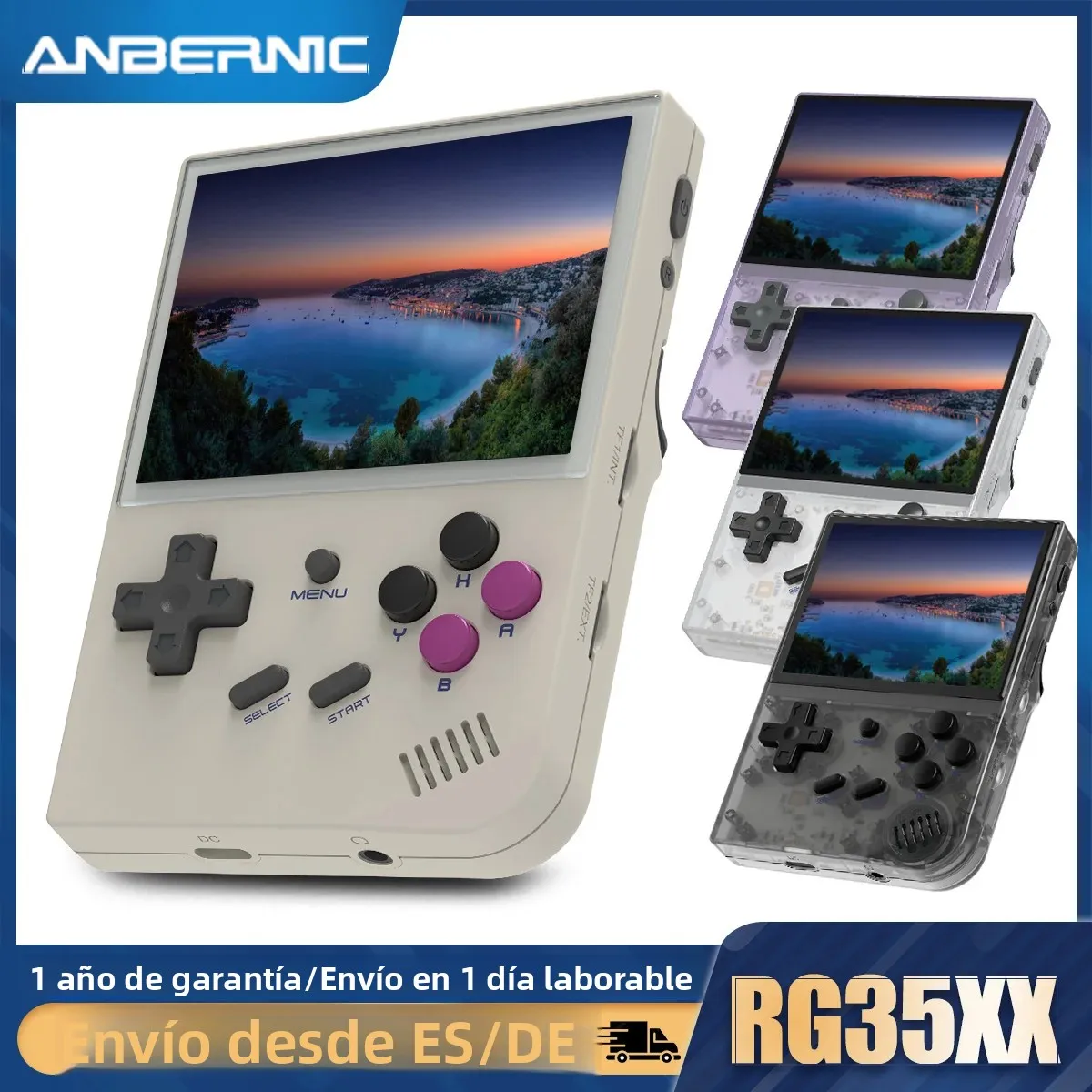 Consola Portátil Retro ANBERNIC RG35XX 2024 con 5000 Juegos y Pantalla IPS