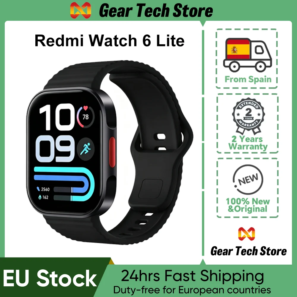 Redmi Watch 6 Lite con Pantalla AMOLED 1.96" y 18 Días de Batería