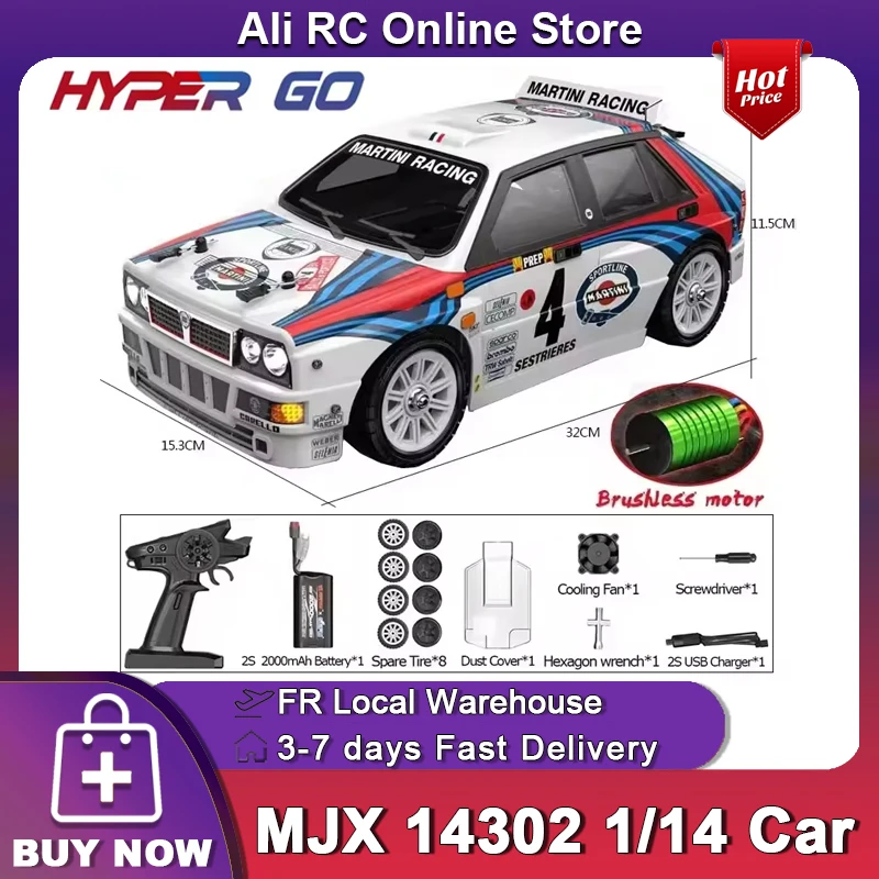 Coche RC MJX Hyper Go 14302 V2.0 Alta Velocidad Todoterreno