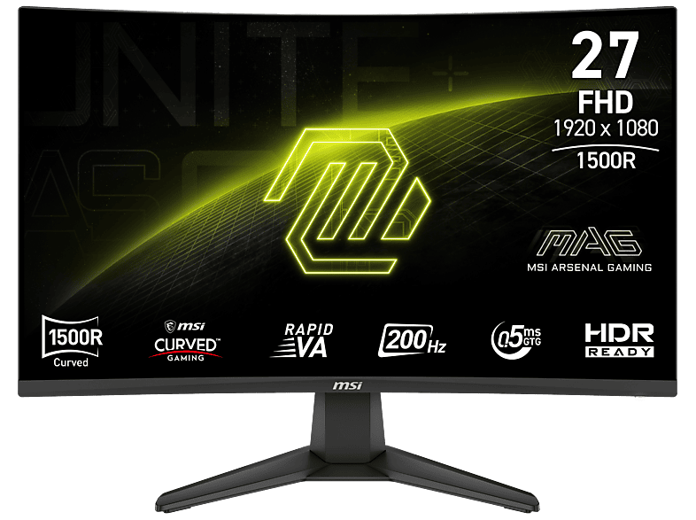 Monitor Gaming Curvo MSI MAG 276CF 27" Full HD 200Hz 0.5ms GtG