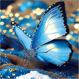 Puzzle CREAFOMIFE Mariposa Azul 1000 Piezas