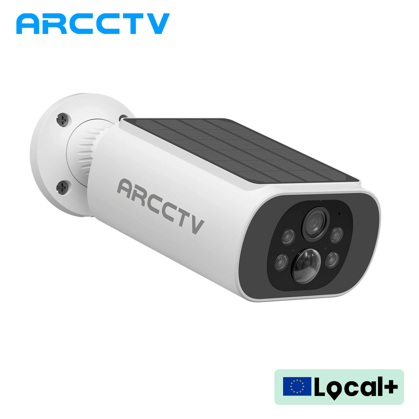 Cámara de Seguridad Solar WiFi 2K ARCCTV con Envío Rápido desde España