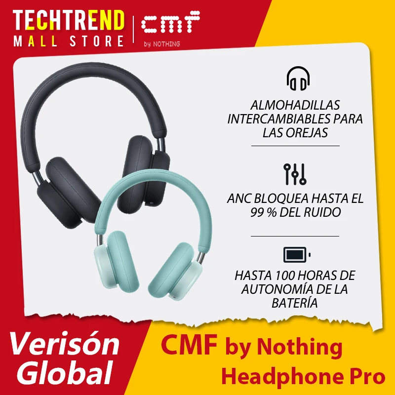 Auriculares CMF Headphone Pro con ANC y 100h de Batería