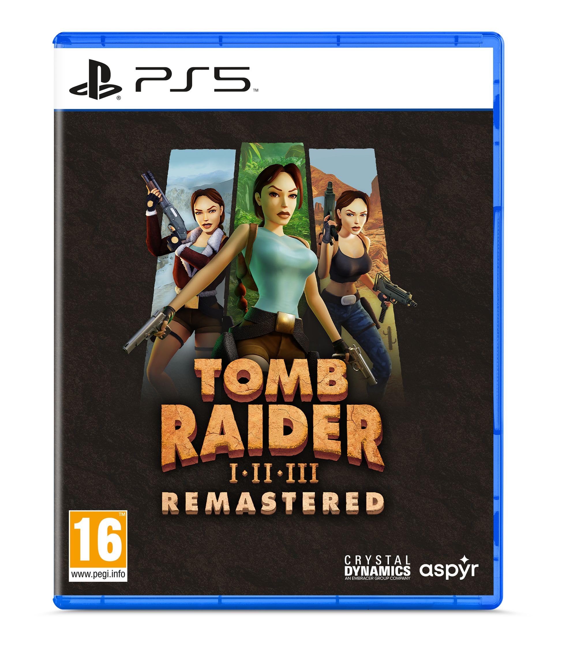 Tomb Raider 1-3 Remastered Starring Lara Croft - Edición PS5