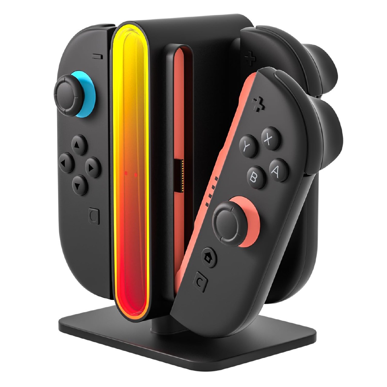 Base de Carga Magnética Mcbazel 4 en 1 para Joy-Con de Nintendo Switch