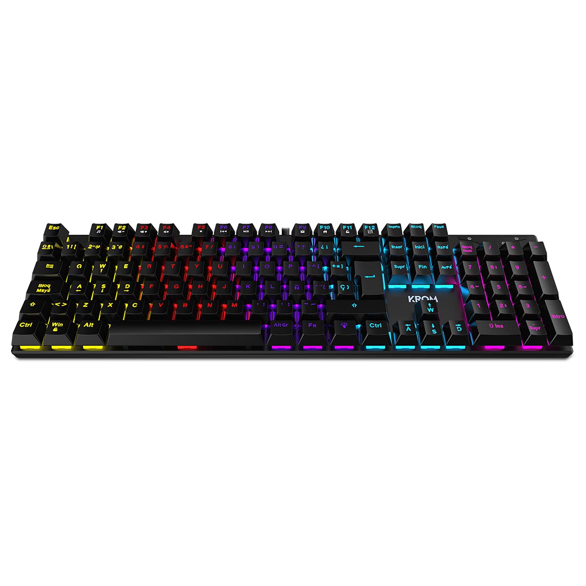 Krom Kasic Teclado Mecánico Gaming RGB Español Switches Rojos