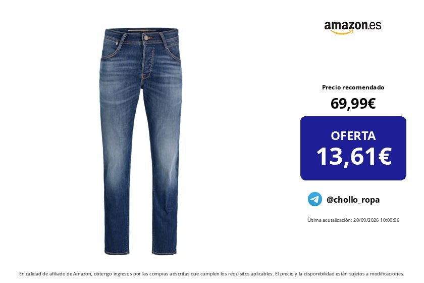 Vaqueros JACK & JONES Jjimike Jjcade GE 732 Noos Azul Denim