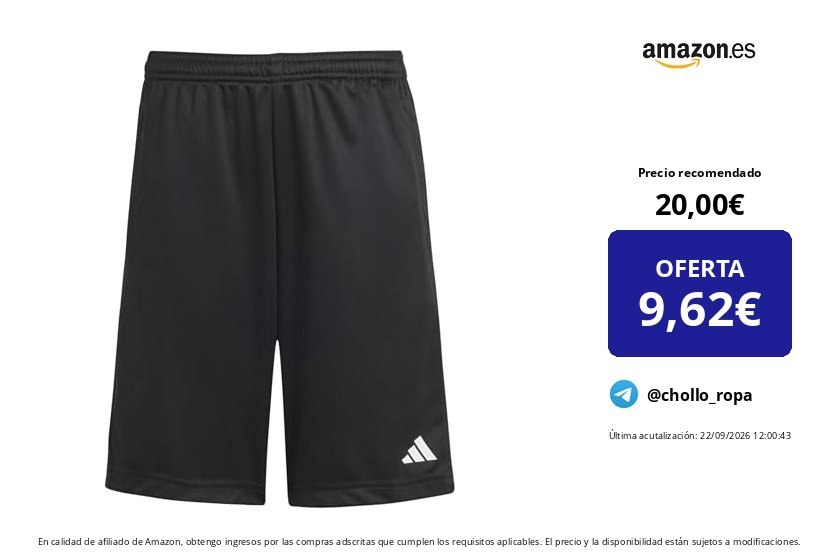 Pantalones Cortos Deportivos adidas Train Essentials Logo Junior Unisex