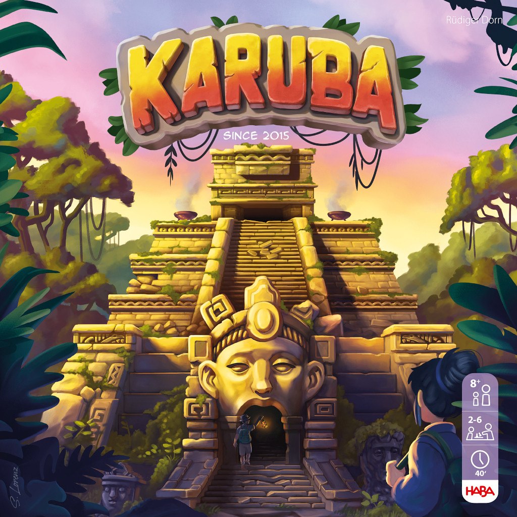 Karuba 2025: Juego de Mesa de Estrategia Familiar HABA para Mayores de 8 Años