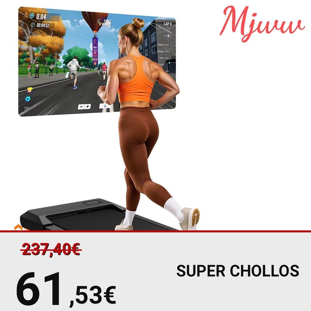 Caminadora Plegable MJWW con Inclinación del 6% y Motor de 3.0 HP