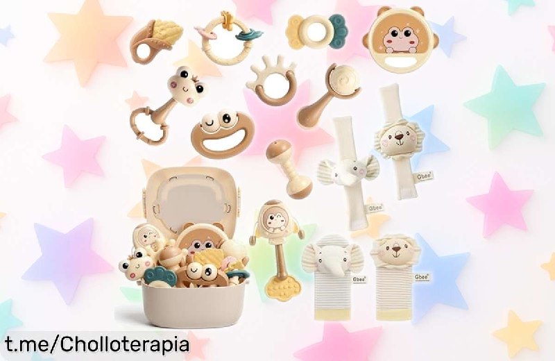 Set de Juguetes Sensoriales para Bebé (0-18 meses)