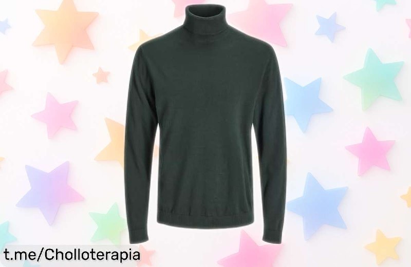 Jersey de Punto JACK & JONES Jjebasic con Cuello Volteado para Hombre