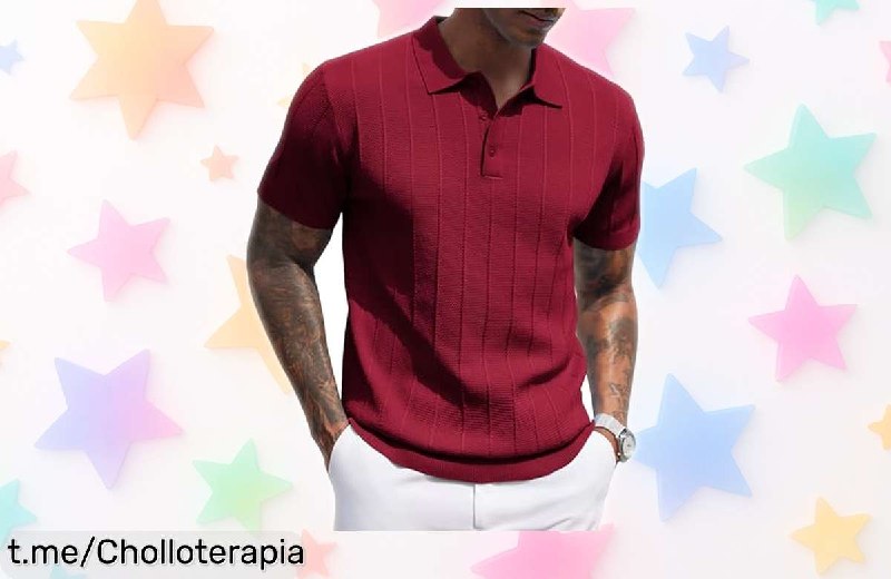 Polo COOFANDY Hombre Manga Corta Clásico - Oferta Exclusiva