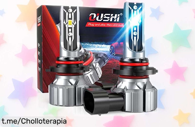 Pack 2 Bombillas LED Antiniebla OUSHI H10 9145 Súper Potentes 6000K