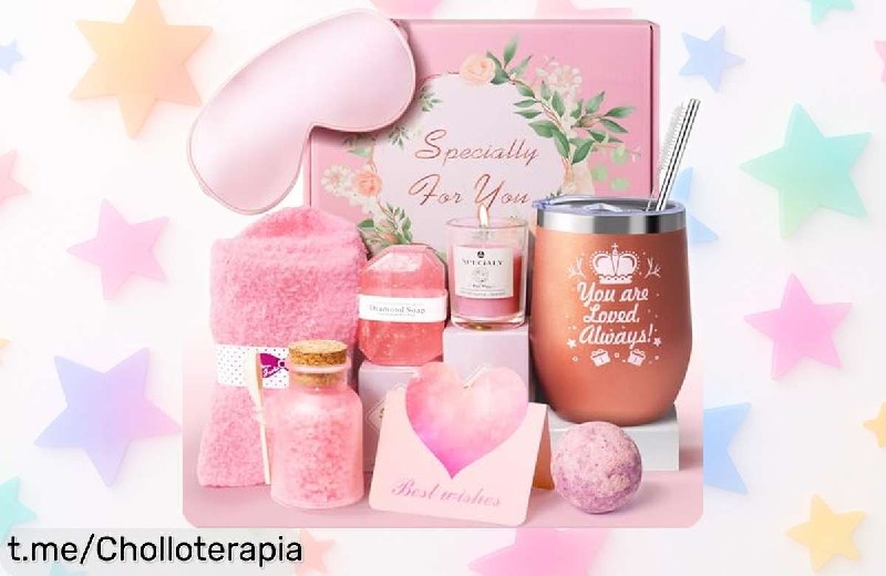 Pack Spa RYLIFEOGI para Mujer con Vaso Aislante - Regalo Completo