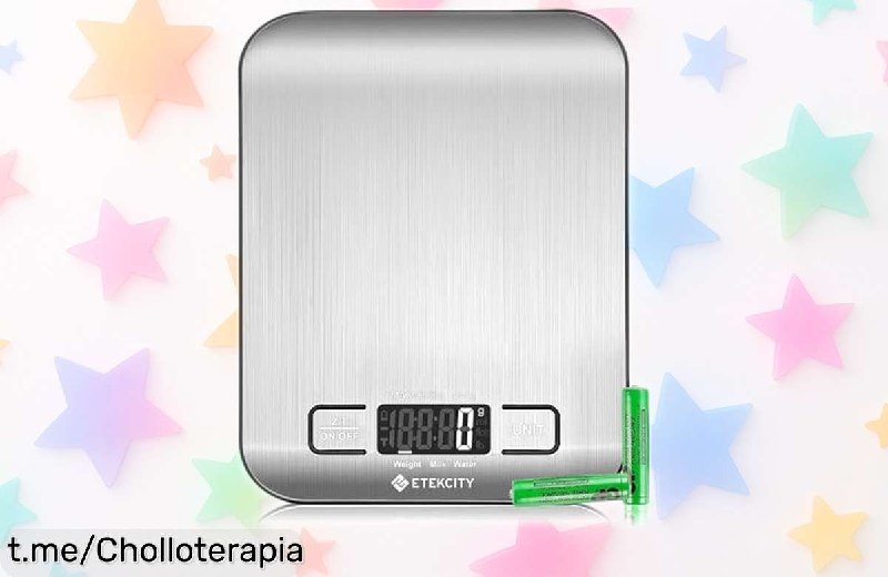 Báscula de Cocina Digital Etekcity EK6015 Acero Inoxidable 5kg