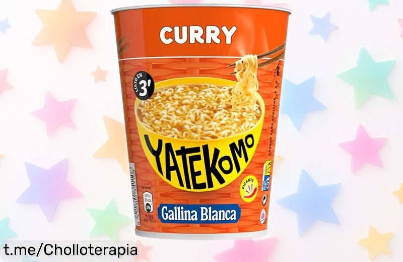 Yatekomo Curry: Fideos Orientales Instantáneos de Gallina Blanca en Oferta