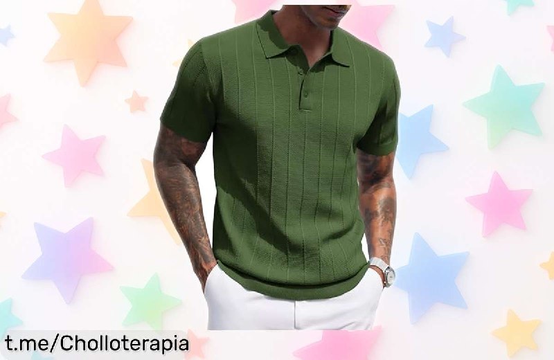 Polo COOFANDY Hombre Fresquito y Elegante - Ideal Golf y Verano