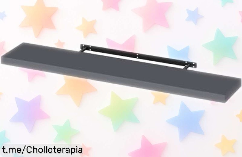 Estantería Flotante Madera WOLTU RG9315DGR 120cm
