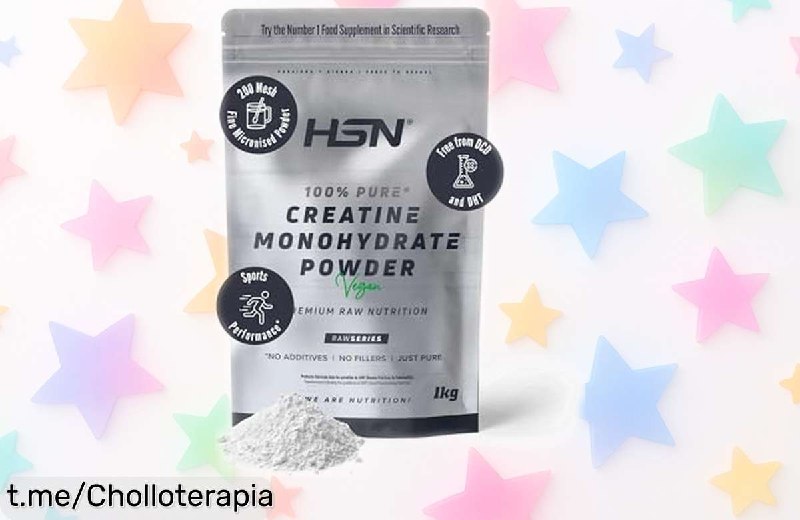 Creatina Monohidrato HSN 1kg - Máximo Rendimiento Deportivo