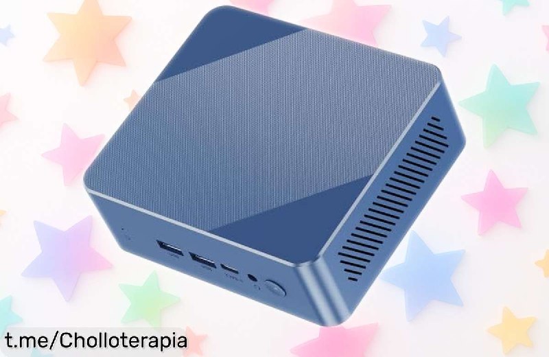 Mini PC Glorlin GT100 con Ryzen 5, 8GB RAM y SSD Rápido